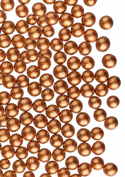 Cukrové perly bronzové 4 mm (50 g)