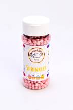 4Cake Cukrovo-ryžové perly ružové perleťové 5 mm (60 g)