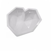 Силіконова форма для випічки/заморожених десертів Cesil Diamond Heart