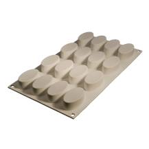 Cesil Silicone mold for baking/for frozen desserts Ovals (for 16 pcs.)