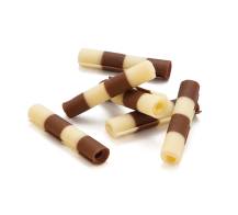 Čokoládové ruličky dvojfarebné Thuja (50 g)