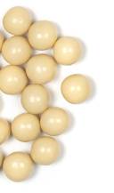 Eurocao Cereal balls in white chocolate 16 mm (1 kg)