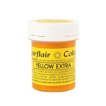 Gélová farba Sugarflair (42 g) Extra sýta žltá
