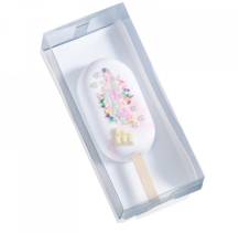 Boîte à glaces au four blanche (16,2 x 7,3 x 5 cm)