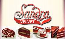 Sandra Velvet zmes na výrobu zliatinových hmôt s červenou farbou (5 kg)