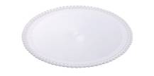 Cake mat plastic white circle 32 cm (1 pc)
