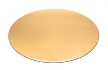 Cake mat golden thin straight circle 20 cm (1 pc)