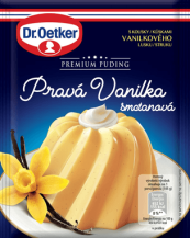 Dr. Oetker Premium puding Pravá vanilka smotanová (40 g)