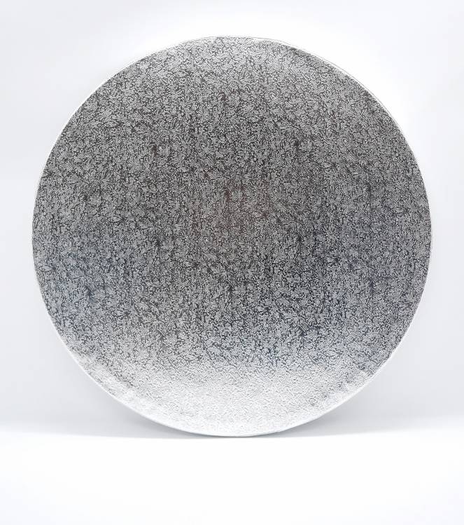 4Cake Tác PEVNÝ stříbrný kruh 20 cm (1 ks)