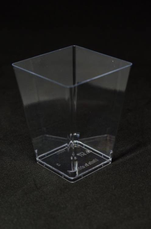 Cake Star Plastový kelímek hranatý 160C (160 ml)