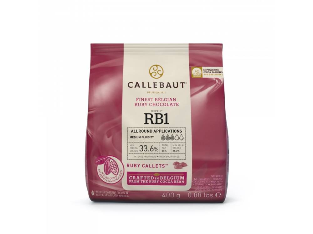 Callebaut Čokoláda RUBY (0,4 kg)
