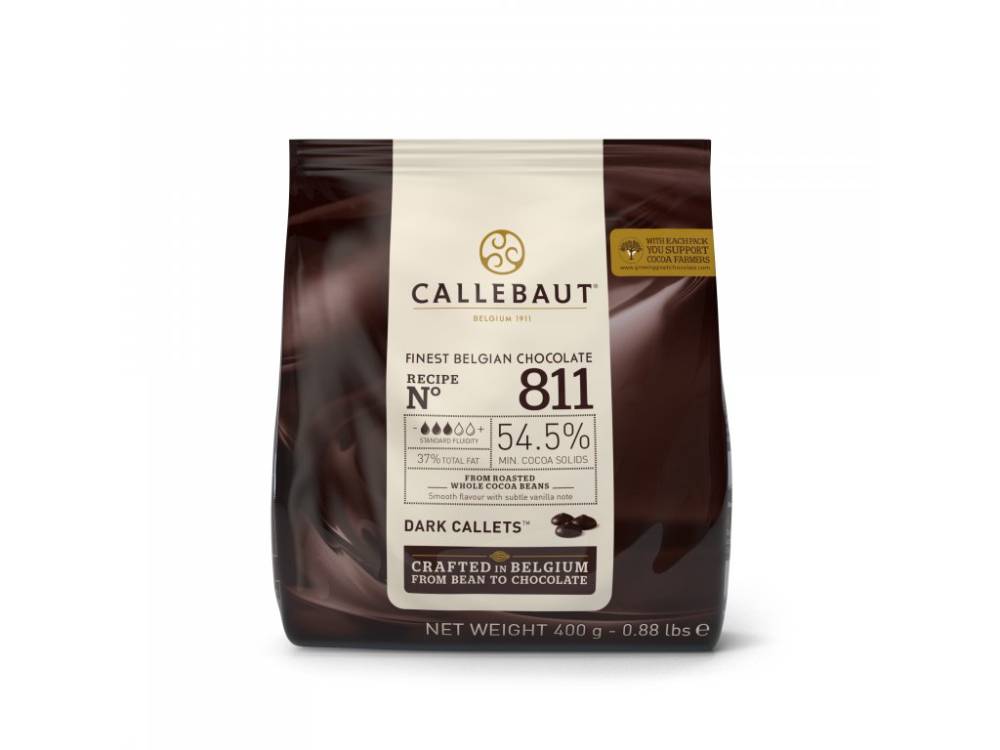 Callebaut Pravá hořká čokoláda 54,5% (0,4 kg)