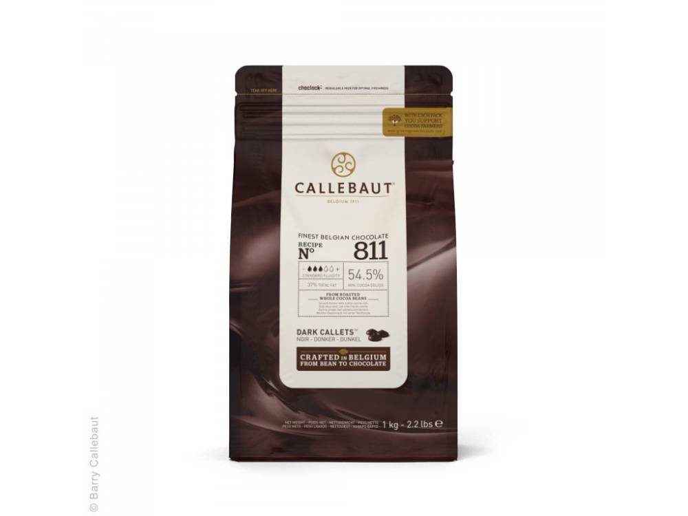 Callebaut Pravá hořká čokoláda 54,5% (1 kg)