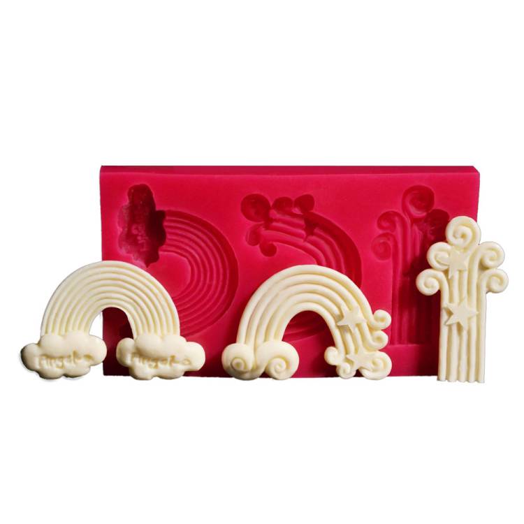 Cesil Silikonová forma Duhy