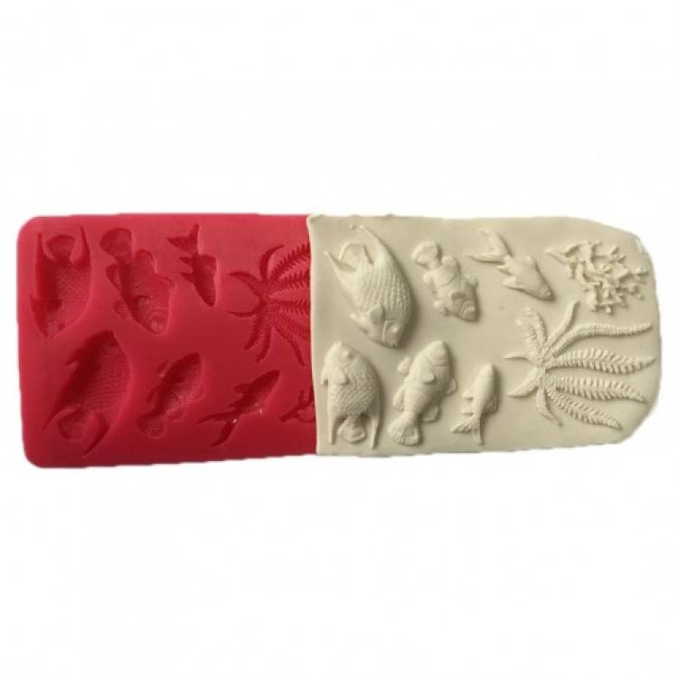 Cesil Silikonová forma Mořský svět 3