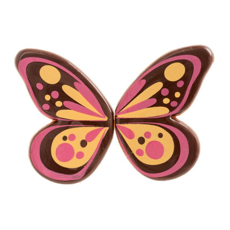 Čokoládová dekorace Motýlci (20 křídel/10 motýlků)