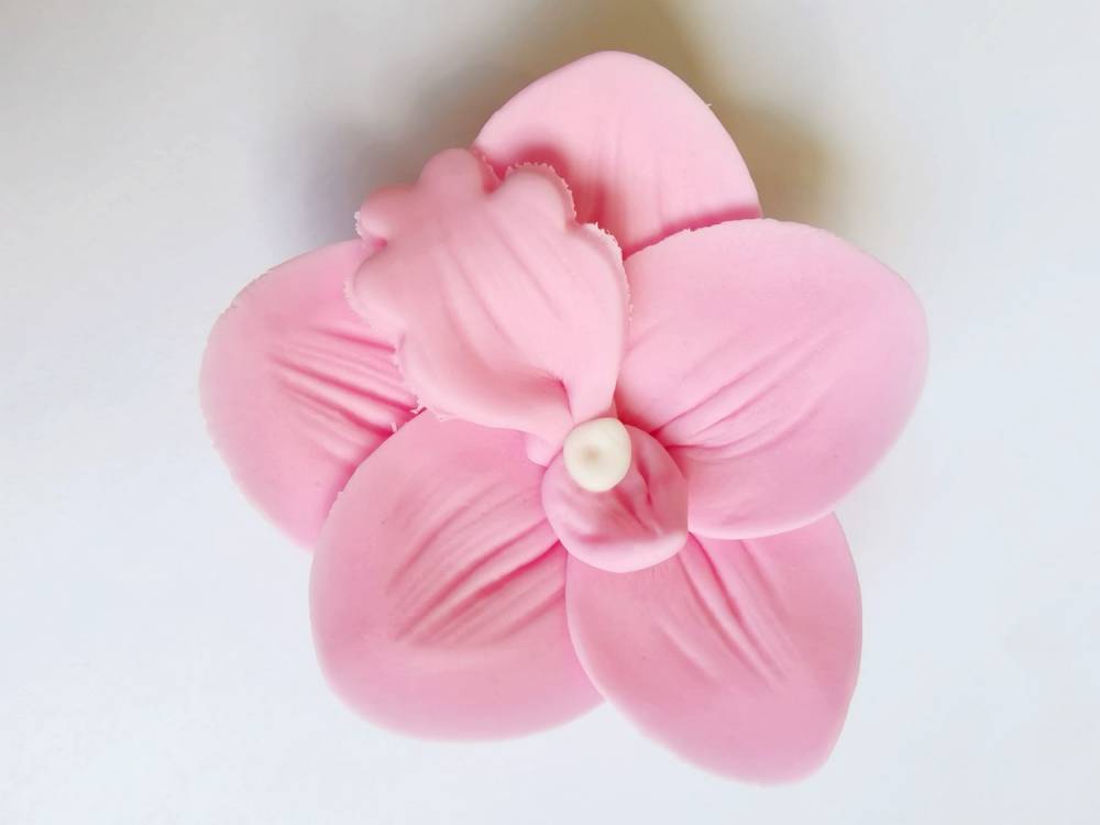 Cukrová orchidej růžová (9 ks)