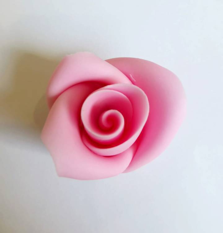 Cukrová růže malá růžová (49 ks)