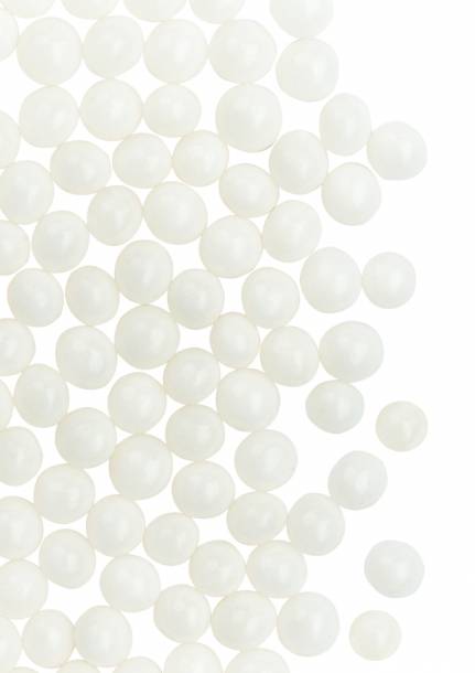 Cukrové perly bílé 4 mm (1,2 kg)