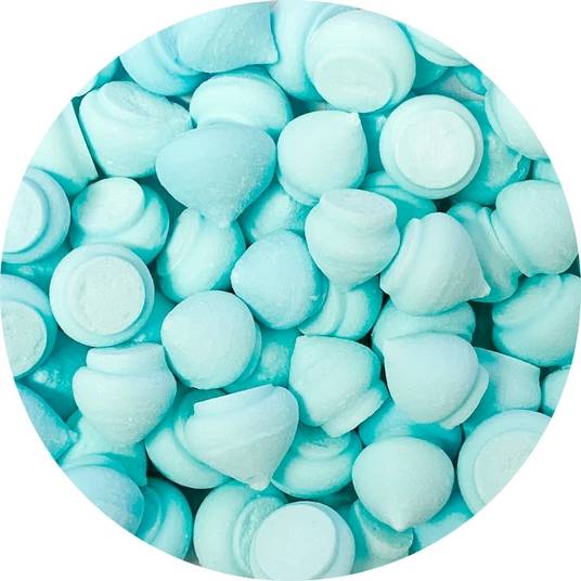 Cukrové pusinky modré (50 g)