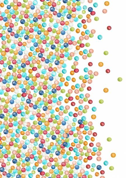 Cukrový máček barevný 1 mm (1,8 kg)