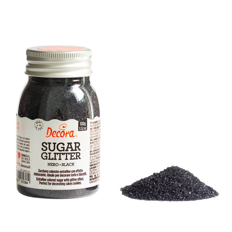 Decora Cukrový písek černý (100 g)