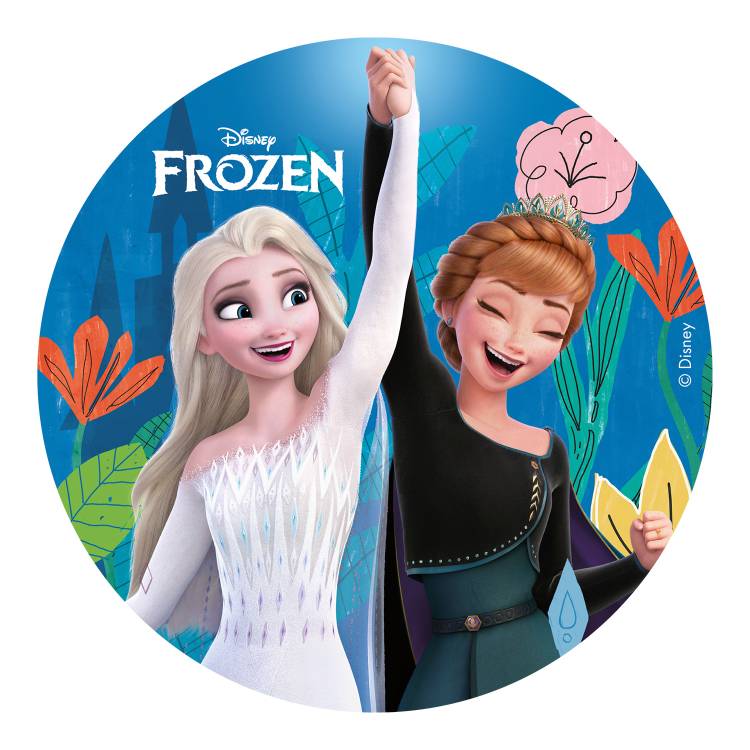 Dekora jedlý obrázek na hmotě Frozen 15,5 cm