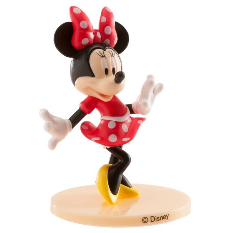 Dekora nejedlá dekorace Minnie Mouse červená