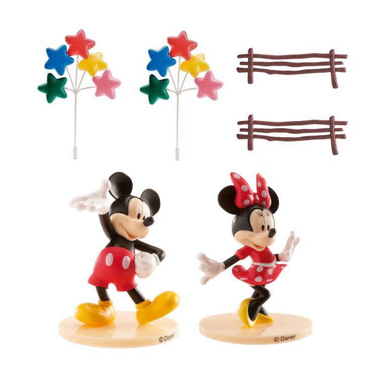 Dekora nejedlá dekorace Sada figurek Mickey & Minnie