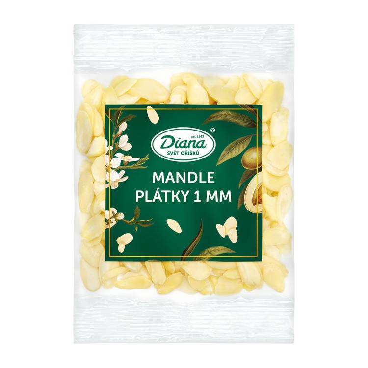 Diana Mandle plátky 1 mm (100 g)
