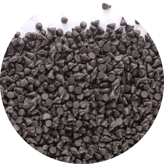 Eurocao Čokoládové dropsy termostabilní hořké 45,8% (250 g) 2. jakost