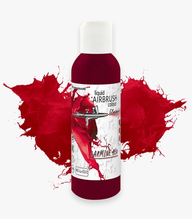 Food Colours airbrush barva tekutá Carmine Red (135 ml)