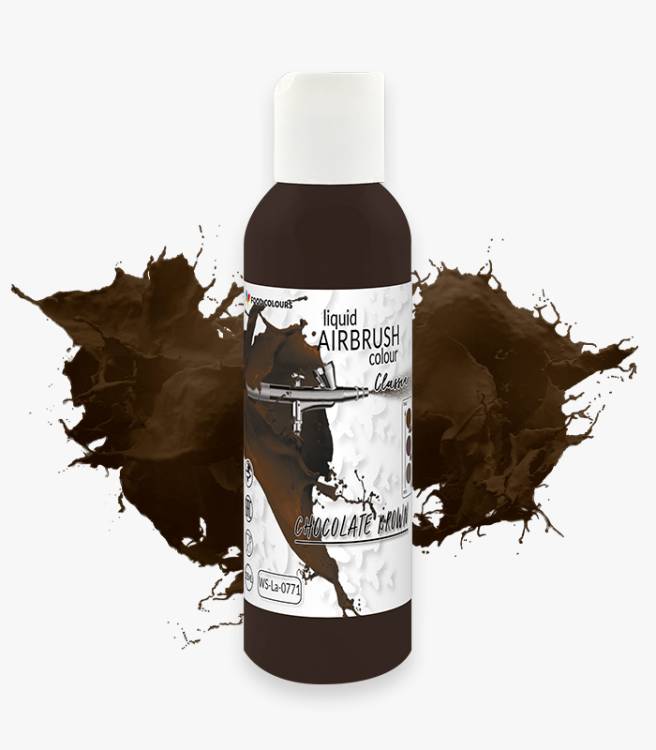 Food Colours airbrush barva tekutá Chocolate Brown (135 ml)