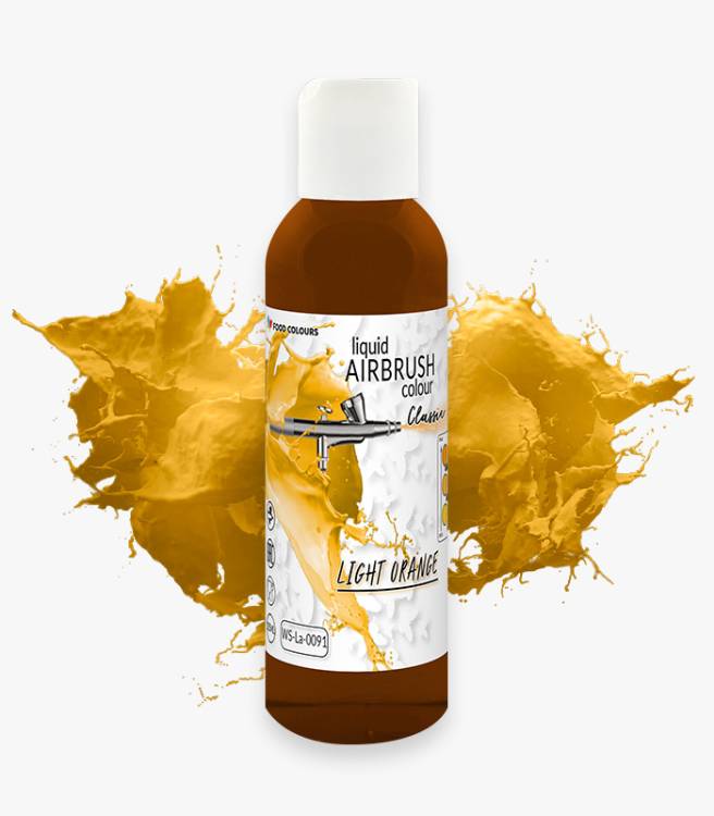 Food Colours airbrush barva tekutá Light Orange (135 ml)