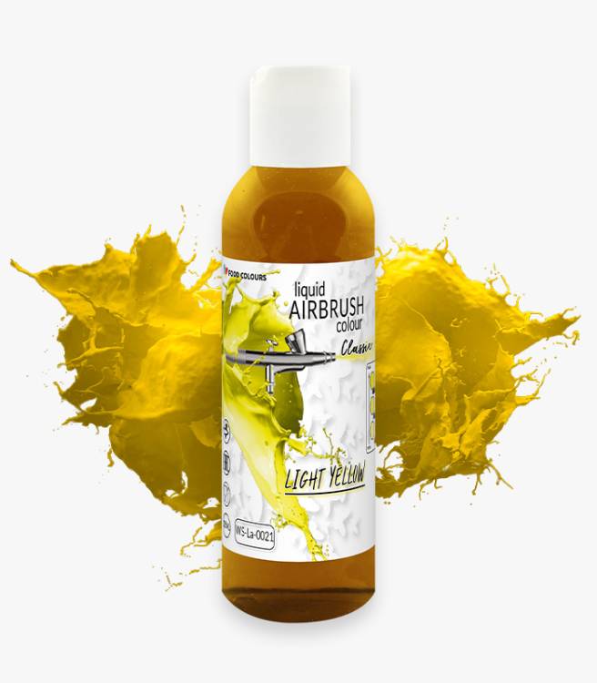 Food Colours airbrush barva tekutá Light Yellow (135 ml)
