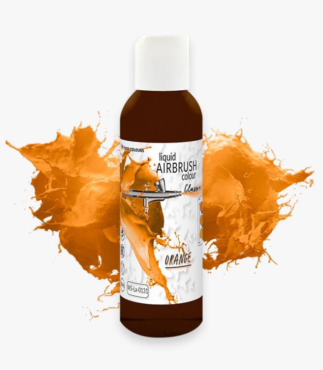 Food Colours airbrush barva tekutá Orange (135 ml)