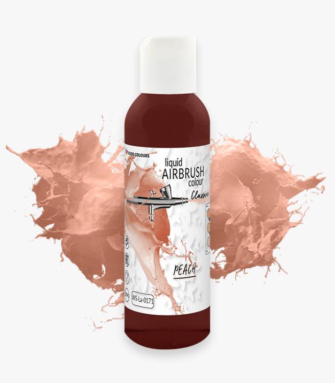 Food Colours airbrush barva tekutá Peach (135 ml)