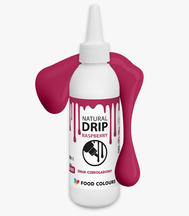 Food Colours čokoládová poleva Natural Drip Raspberry (100 g)