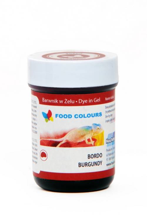 Food Colours gelová barva (Burgundy) bordó 35 g