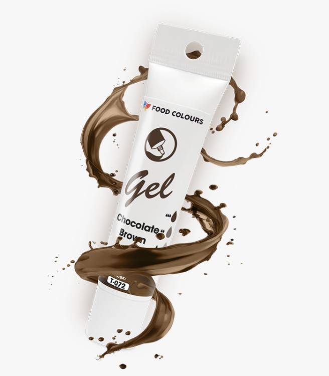 Food Colours gelová barva tuba Chocolate Brown 30 g