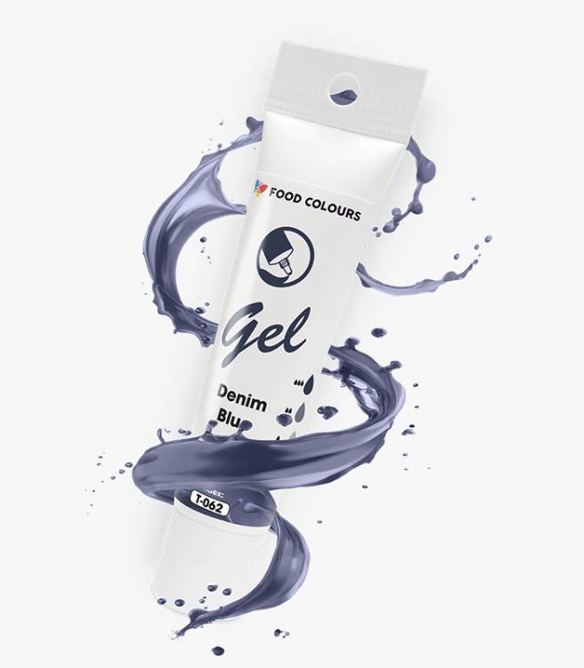 Food Colours gelová barva tuba Denim Blue 30 g