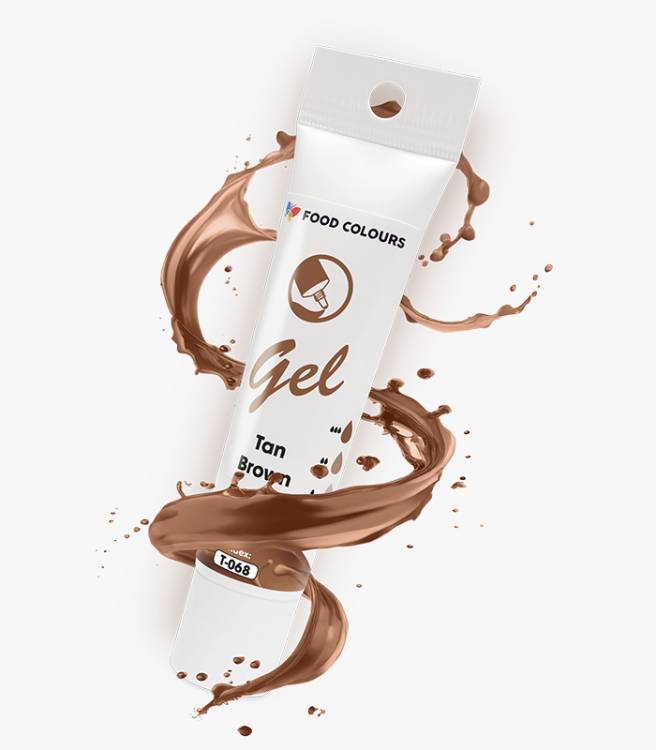 Food Colours gelová barva tuba Tan Brown 30 g