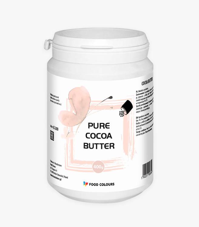 Food Colours Kakaové máslo 100% (400 g)