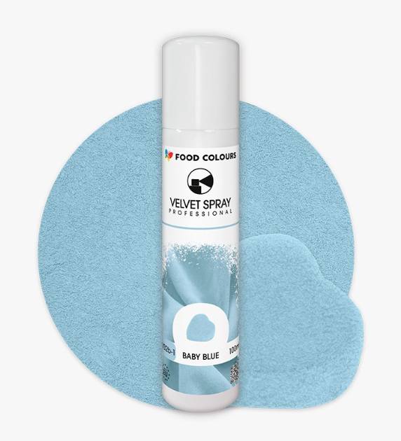 Food Colours sametový sprej Baby Blue (100 ml)
