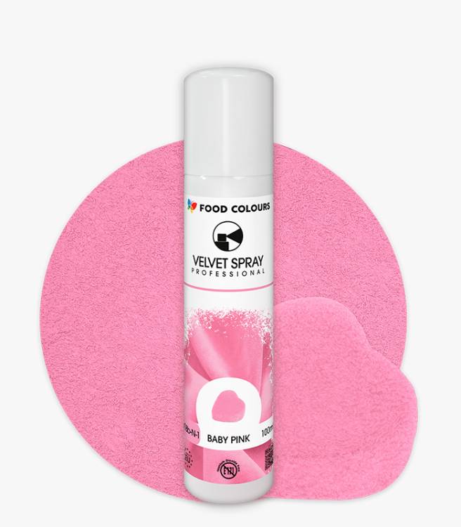 Food Colours sametový sprej Baby Pink (100 ml)