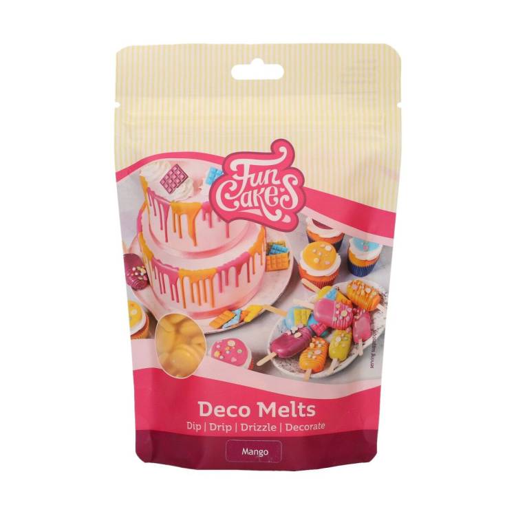 FunCakes Deco Melts poleva příchuť mango (250 g)