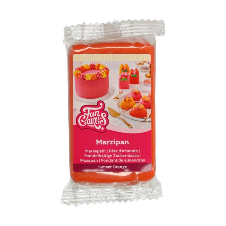 FunCakes Marcipán Sunset Orange (250 g)