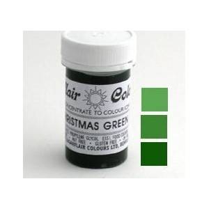 Gelová barva Sugarflair (25 g) Christmas Green