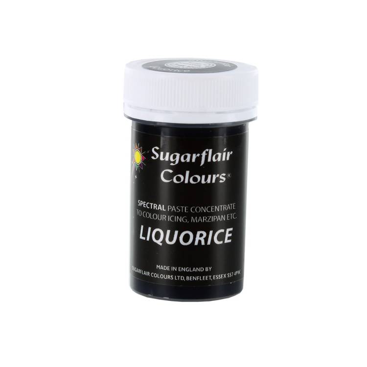 Gelová barva Sugarflair (25 g) Liquorice