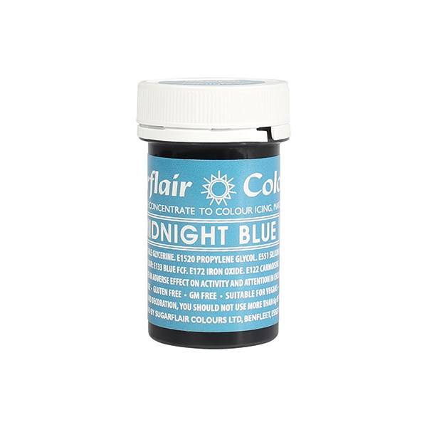 Gelová barva Sugarflair (25 g) Midnight Blue
